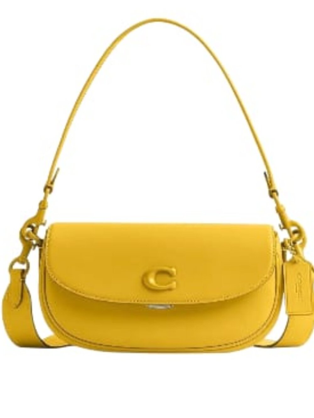 Coach Yellow Leather Crossbody Bag